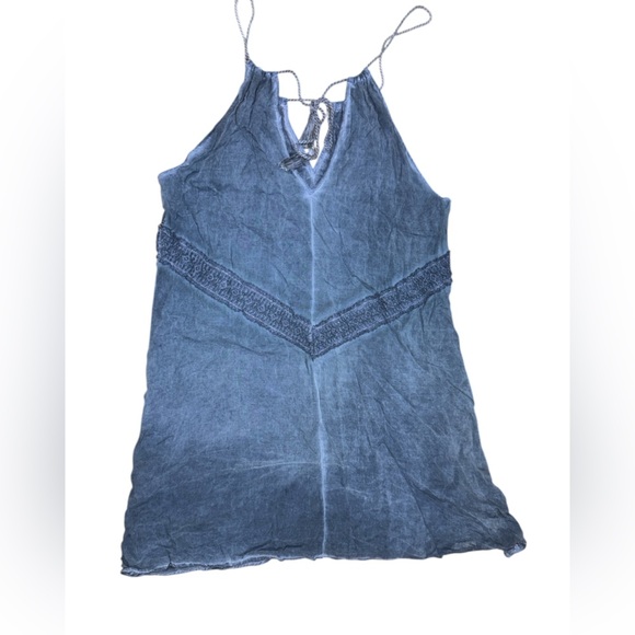 Andree Blue Mini Dress - Picture 4 of 11